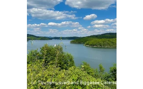 Biggesee viele Segelbooten