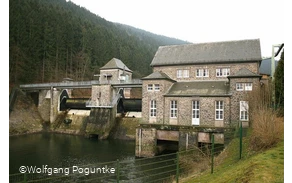 Das Kraftwerk am Ahauser Stausee