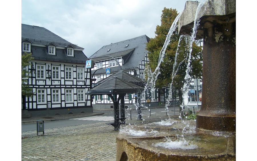 Blick vom Marktplatz auf die Hagener Straße
