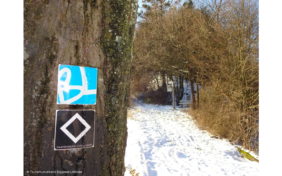 Bigge-Lister-Weg im Winter