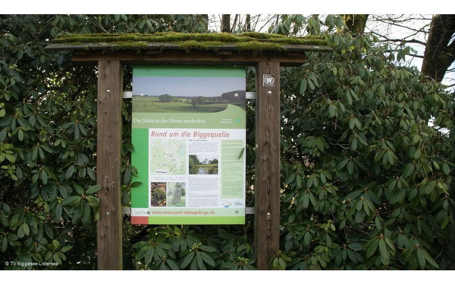 Beschilderung Biggequelle