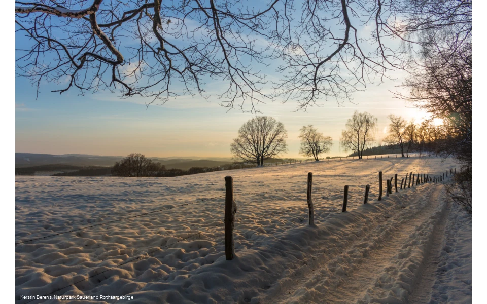 Winterlandschaft bei Windhausen