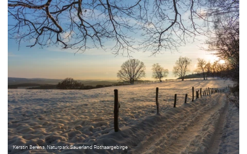 Winterlandschaft bei Windhausen