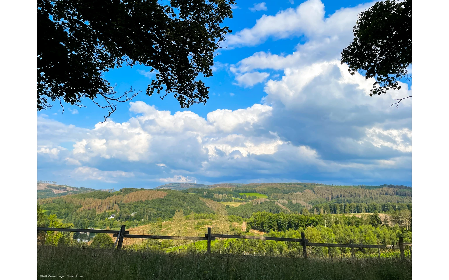 Beste Aussicht auf das Ebbegebirge mit der Nordhelle