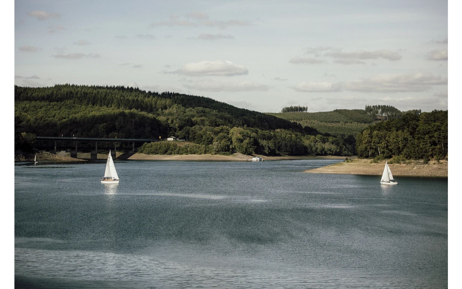 Segler auf dem Biggesee