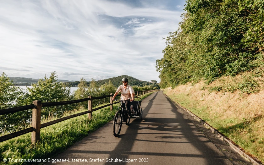 Mutter-Kind Radtour Biggesee