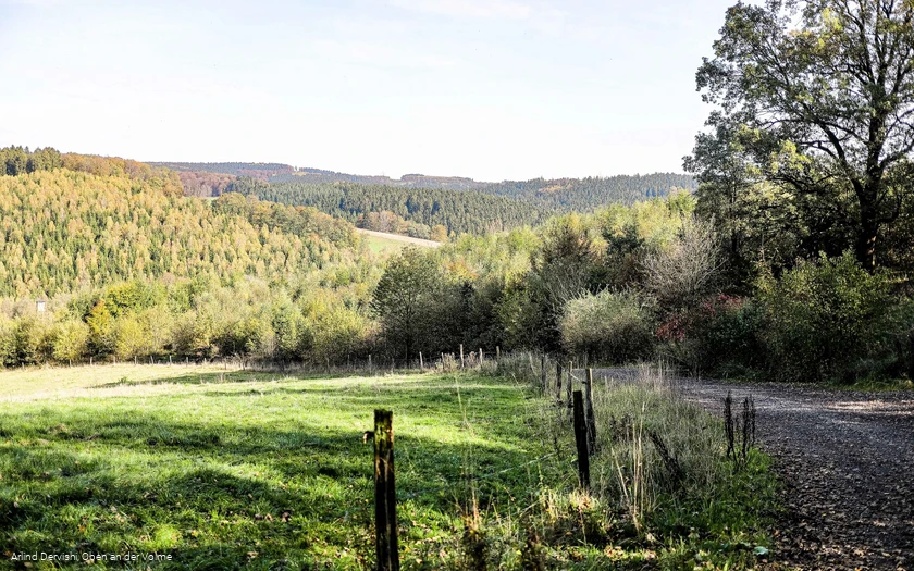 Aussicht nach dem ersten Anstieg