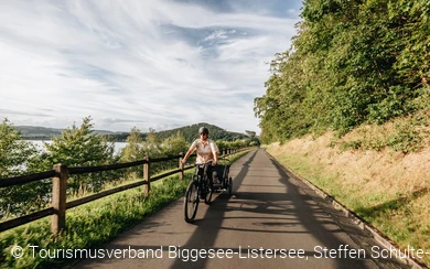 Mutter-Kind Radtour Biggesee