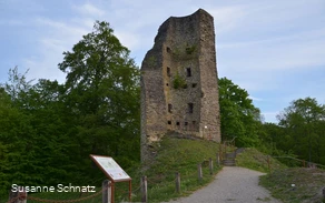 Die Burgruine Waldeburg