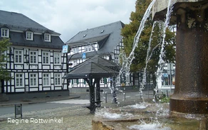 Blick vom Marktplatz auf die Hagener Straße