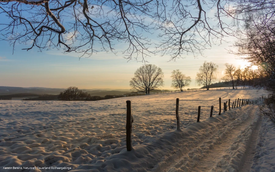 Winterlandschaft bei Windhausen
