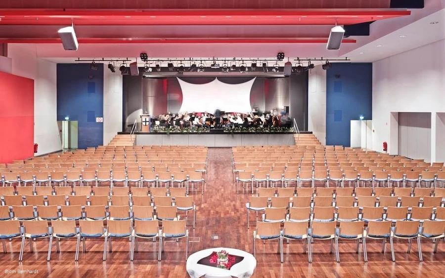 Die Stadthalle von innen