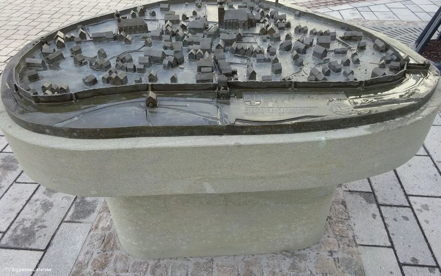 Blinden-Stadtmodel der Hansestadt Attendorn