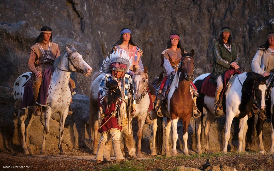 Karl May Festspiele am Abend