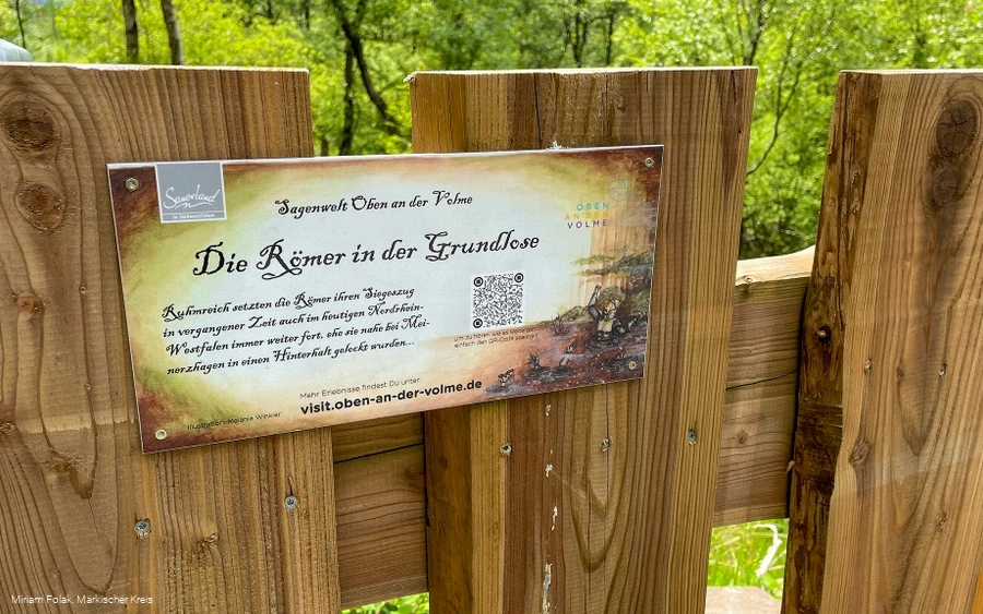 Sagenort "Die Römer in der Grundlosen"