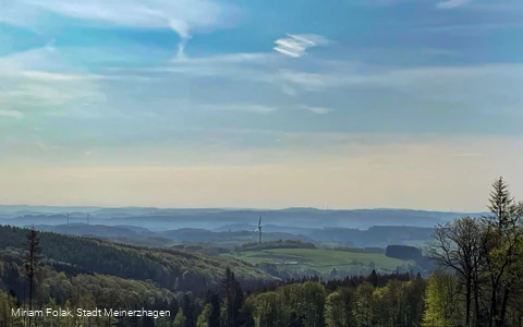 Ausblick vom Sauerland Höhenflug aufs Tal