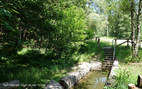 Die Kneippanlage am Wegesrand des Wanderweges