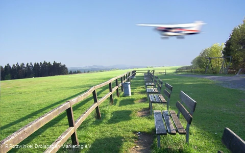 Anflug auf dem Dümpel