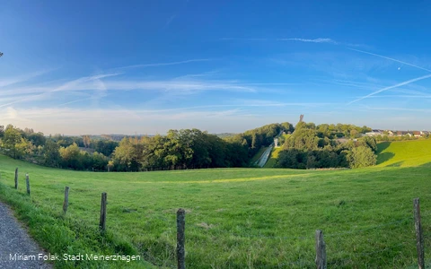 Aussicht auf die Meinhardus Mattenschanzen