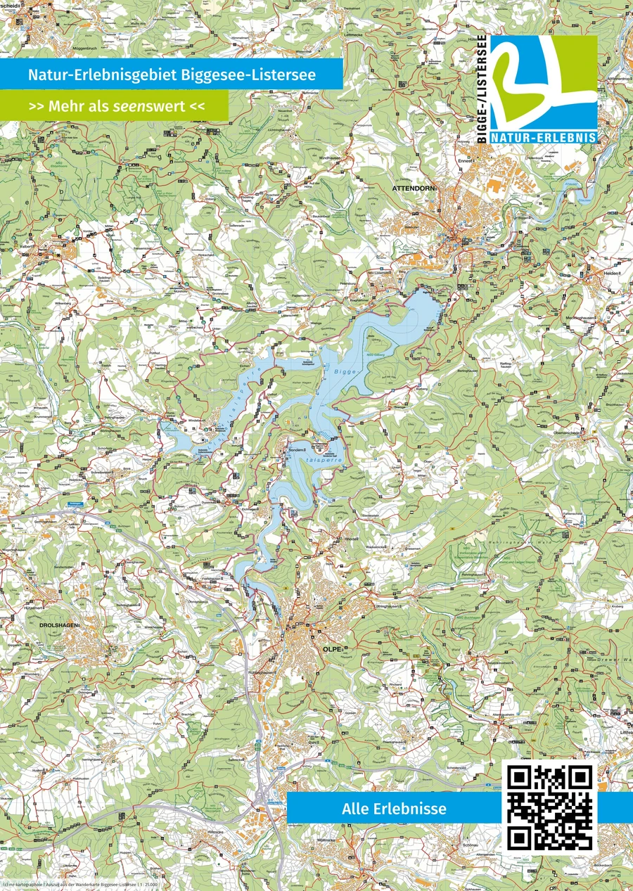 Plakat A2 Wanderkarte