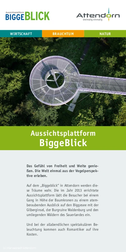 Hansestadt Attendorn Biggeblick