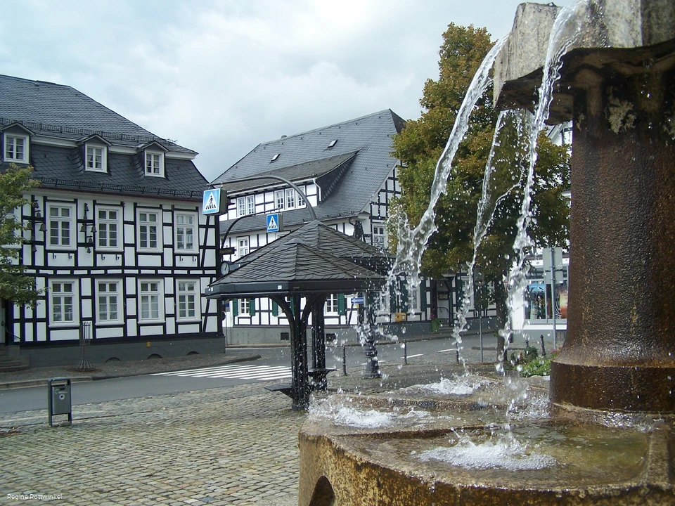 Blick vom Marktplatz auf die Hagener Straße
