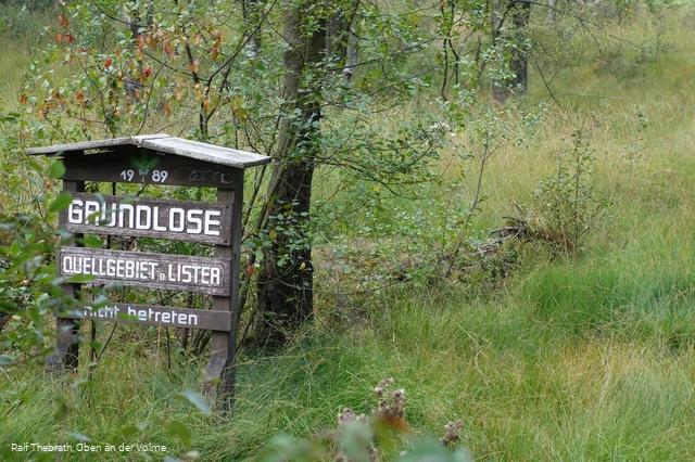 Die Grundlose - Das Quellgebiet der Lister