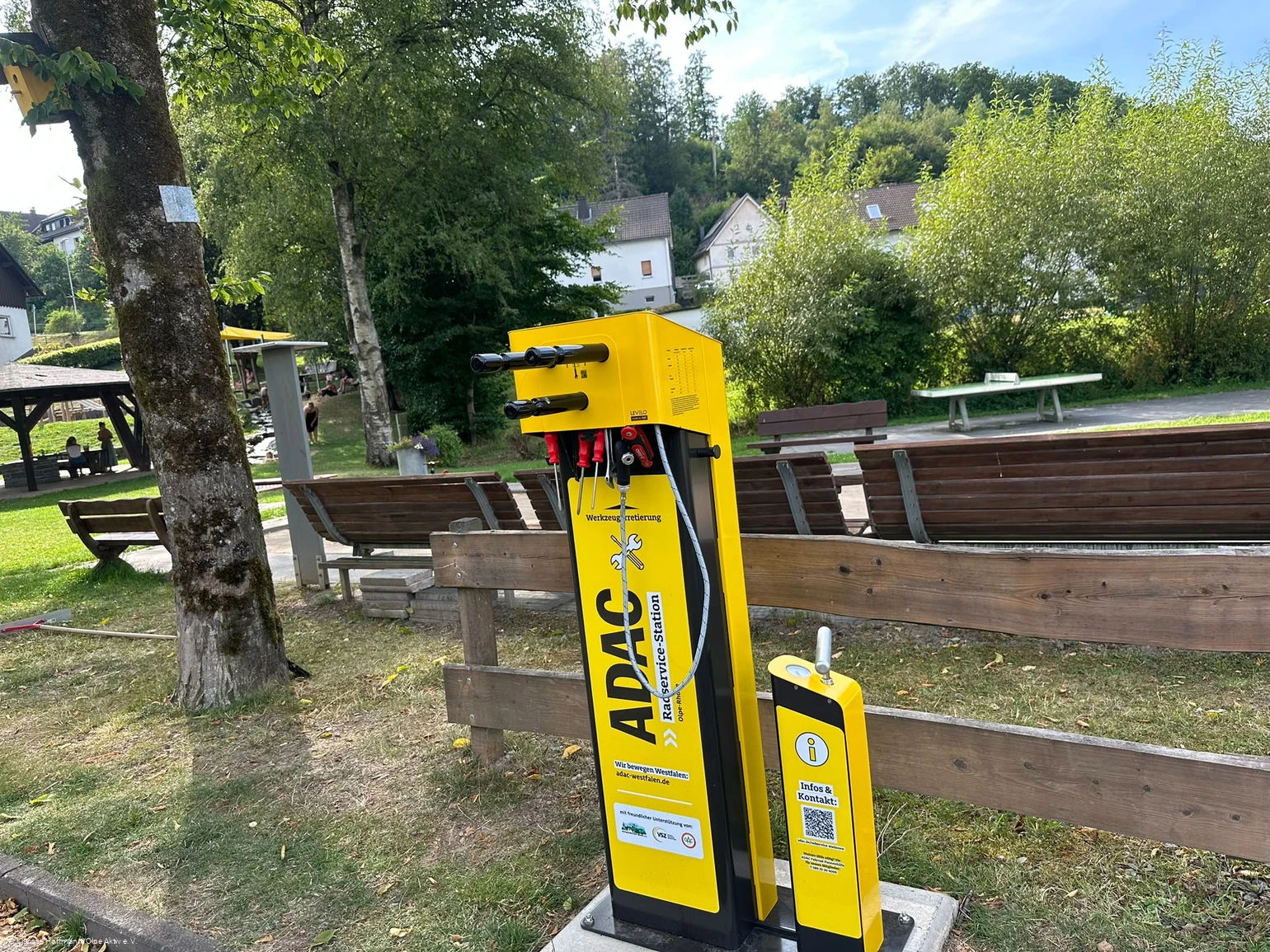 ADAC-Radservicestation in Rhode bei Olpe zur Eröffnung 2026